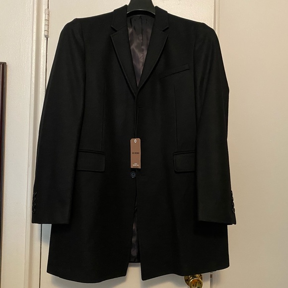 Ben Sherman Melton Wool Blend Coat - Picture 5 of 10